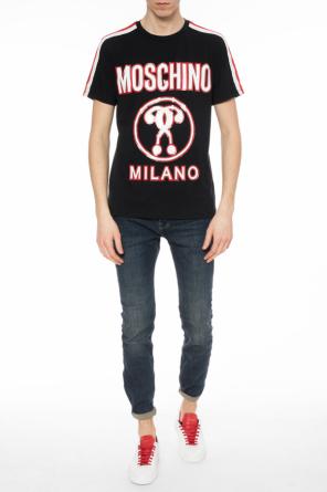 T-shirt z nadrukowanym logo, zdjęcie 2 T-shirt z nadrukowanym logo od Moschino